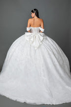 Vestido de Novia Corte Princesa con Corsé y Hombros Descubiertos - Dancing Queen (0322)