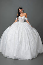 Vestido de Novia Corte Princesa con Corsé y Hombros Descubiertos - Dancing Queen (0322)