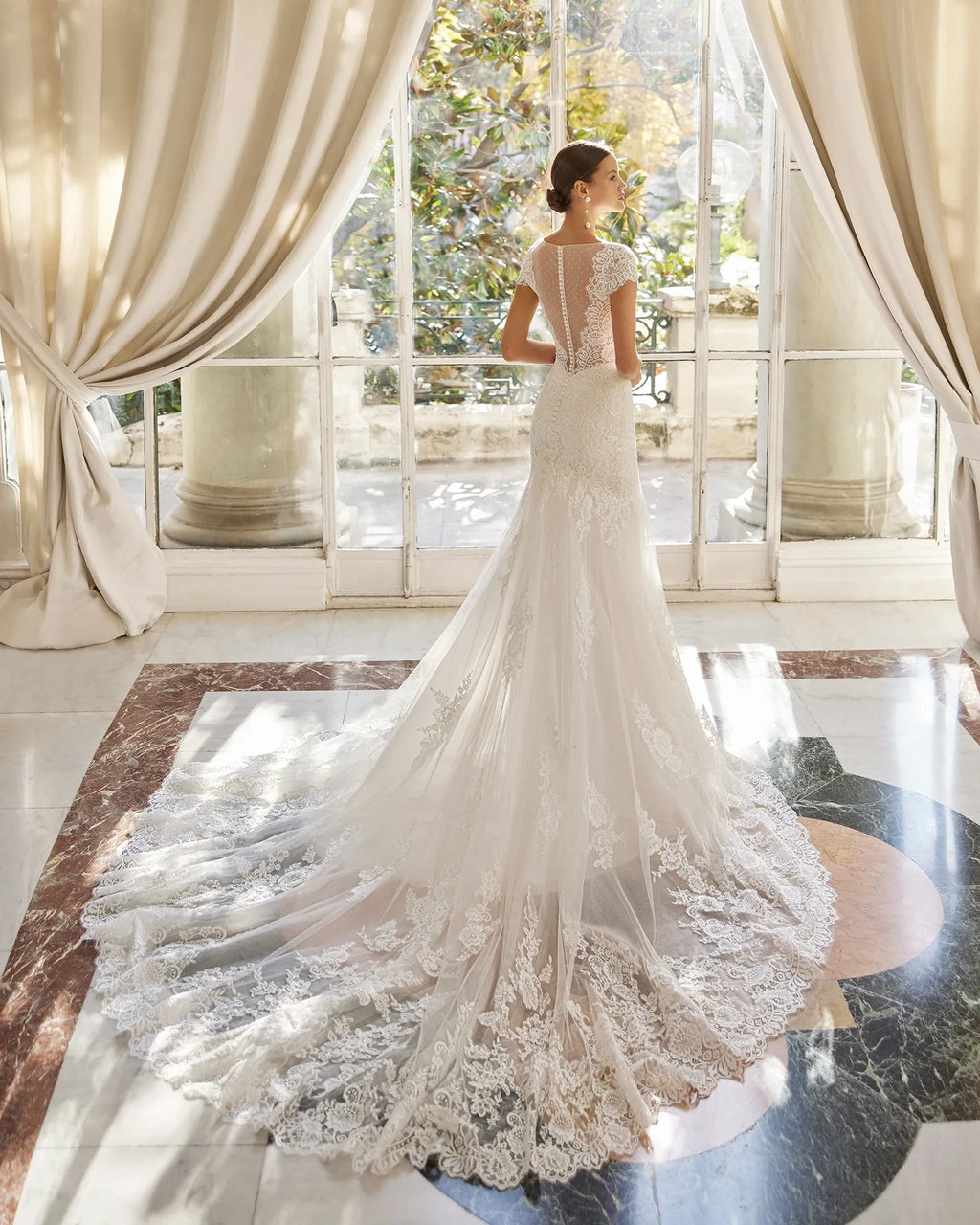 Vestido De Novia Elegante Aire Barcelona - Aldo