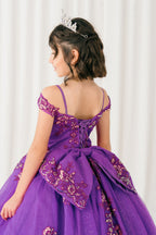 Vestido de Mini Quinceañera y Presentación con Brillo - Cinderella Couture 8405