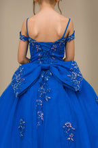 Vestido de Mini Quinceañera y Presentación con Brillo - Cinderella Couture 8405