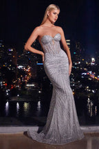 Vestido de Fiesta Strapless - La Divine J871