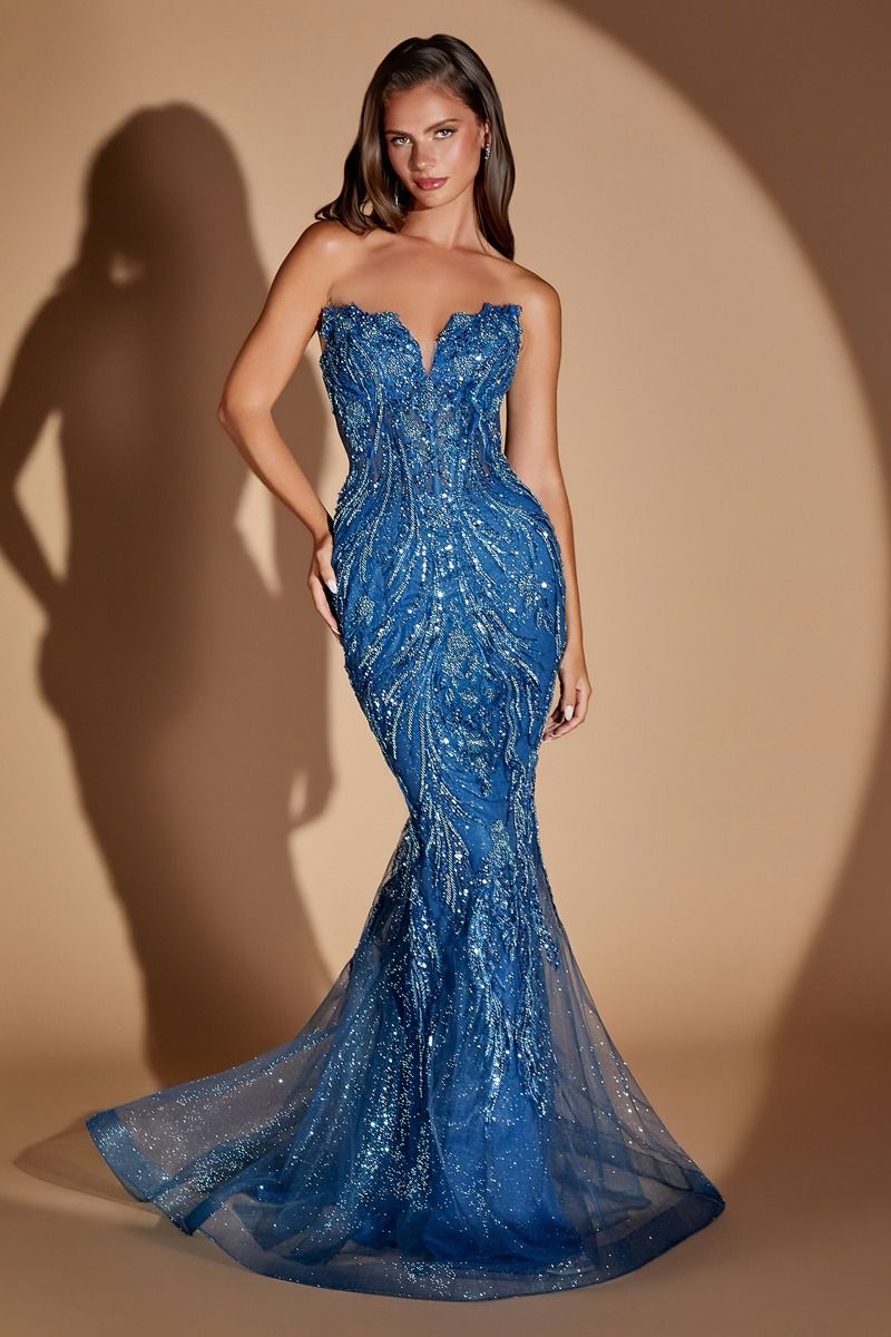 Vestido de Fiesta con Sobrefalda Desmontable La Divine - CM393