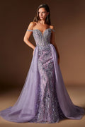 Detachable Overskirt Prom Dress - Ladivine CDS570