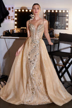 Detachable Overskirt Prom Dress - Ladivine CDS570