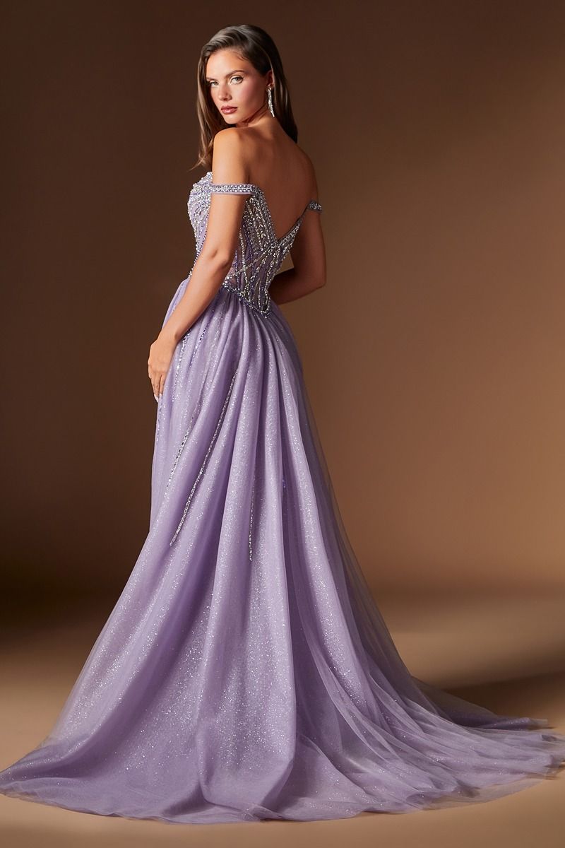 Detachable Overskirt Prom Dress - Ladivine CDS570