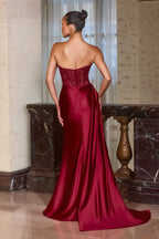 Vestido de Fiesta de un Solo Hombro - Ladivine J887