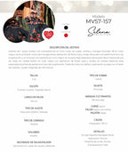 Vestido de Quinceañera Charro Floral de Ragazza - MV57-157