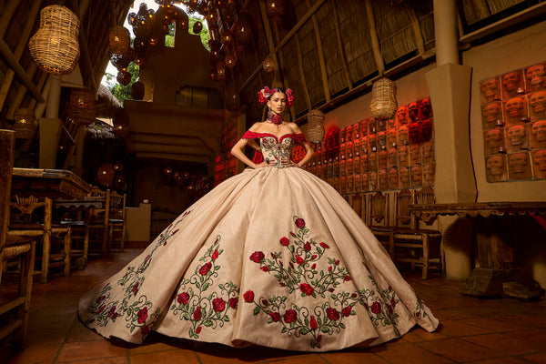 Quinceañera Dress Frida Kahlo Collection - Ragazza Fashion MV65-165