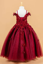 Vestido de Niña con Mariposas y Flores 3D - Elizabeth K GK117