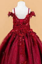 Vestido de Niña con Mariposas y Flores 3D - Elizabeth K GK117