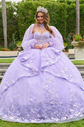 Vestido de Quinceañera con Corsé Transparente - GLS by Elizabeth K GL3847