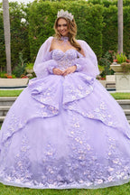 Vestido de Quinceañera con Corsé Transparente - GLS by Elizabeth K GL3847