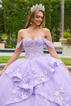 Vestido de Quinceañera con Corsé Transparente - GLS by Elizabeth K GL3847
