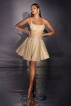 Vestido Corto Brillante para Cóctel y Homecoming - Ladivine KV1152
