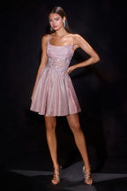 Vestido Corto Brillante para Cóctel y Homecoming - Ladivine KV1152