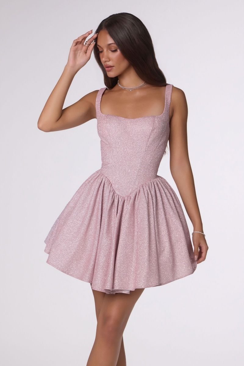 Vestido Corto Brillante para Graduación - Amoris T738