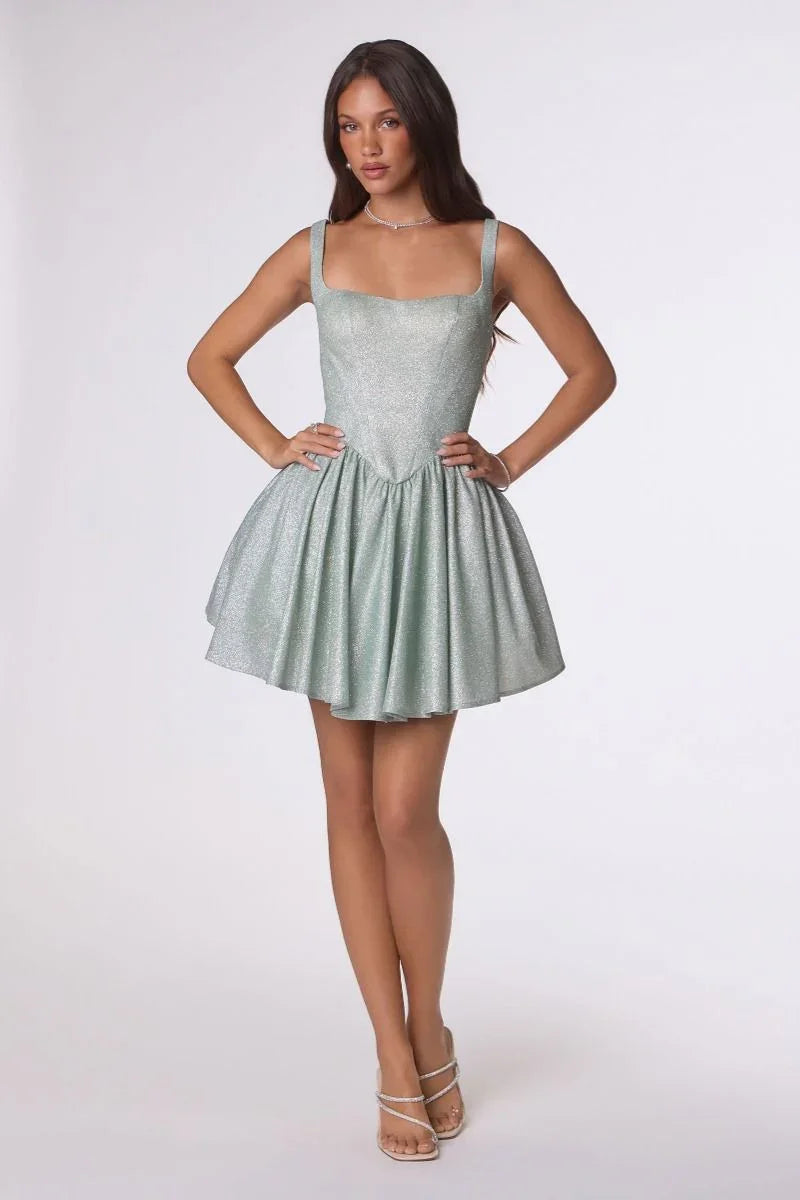 Graduation Sparkling Short Dress